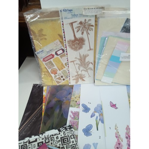 324 - Large Quantity of Card Craft Decoupage Papers and Parchment Vellum Sets