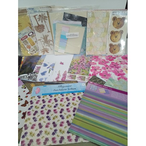 324 - Large Quantity of Card Craft Decoupage Papers and Parchment Vellum Sets