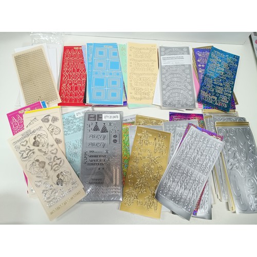 335 - Approx. 300 - 400  Card Craft Adhesive Outline Stickers RRP £400+