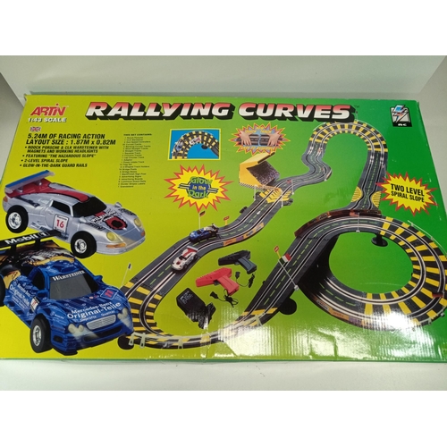 189 - A Rallying Curves 1:43 Scale Racing Scalectric Style Game