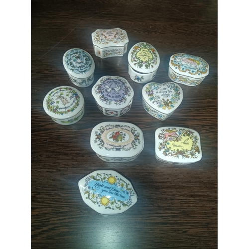 538 - A Collection of Kate Lloyd James Musical Trinket Boxes