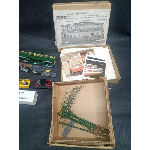 233F - Assorted Model Railway and Tram Parts