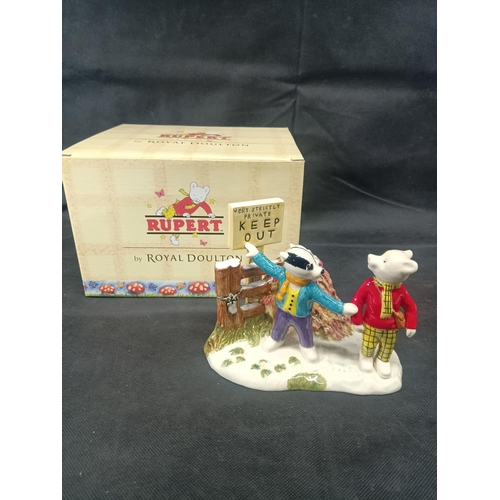 544 - A Royal Doulton Rupert the Bear Limited Edition Boxed 