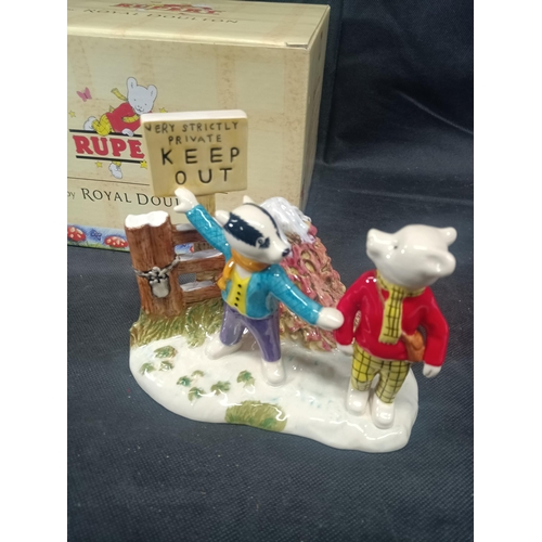 544 - A Royal Doulton Rupert the Bear Limited Edition Boxed 