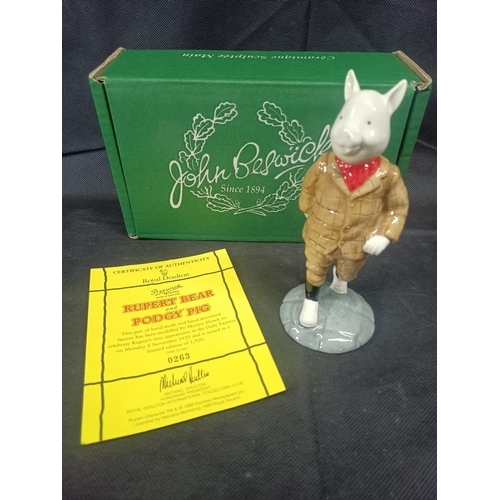 552 - A John Beswick Rupert The Bear Boxed 