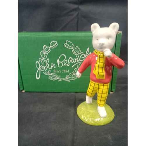 555 - A John Beswick Rupert The Bear Boxed