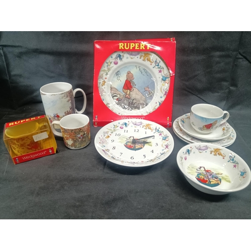 560 - A Collection of Rupert the Bear Wedgewood China