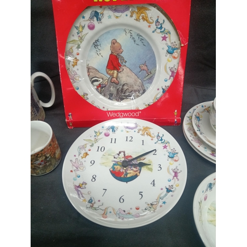 560 - A Collection of Rupert the Bear Wedgewood China