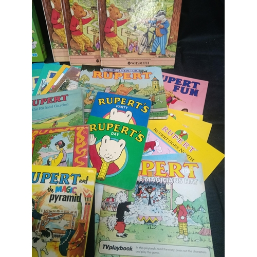 577 - A Collection of Rupert The Bear Annuals and Books including Rupert and Raggerty, Purnell Pop up Book... 