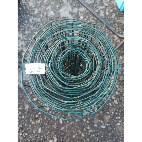 146 - Part Roll of Green Garden Wire