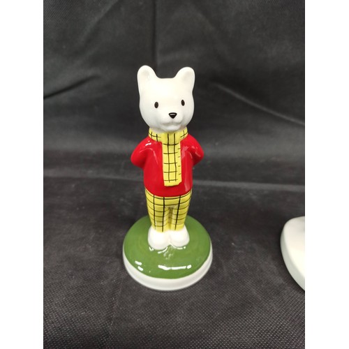 561 - Wade Camtrack Rupert the Bear Figurines x 2 - Rupert Character no.2 and Rupert and the Snowman Chara... 