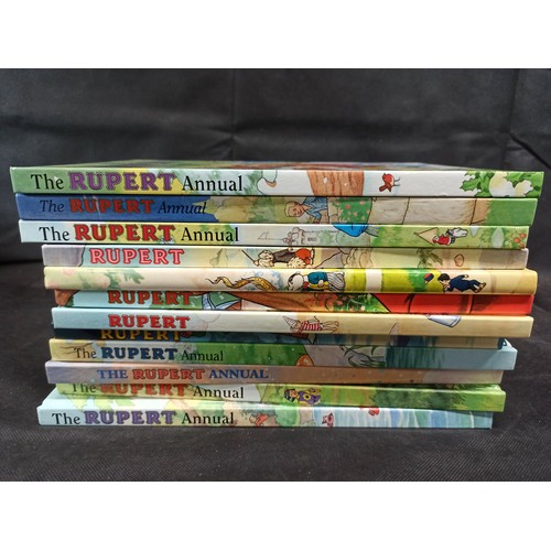 572 - Rupert The Bear Annuals 1990 - 1996 Mint, 1997 - 2000, 2003 Signed Ltd Edition Followers Edition