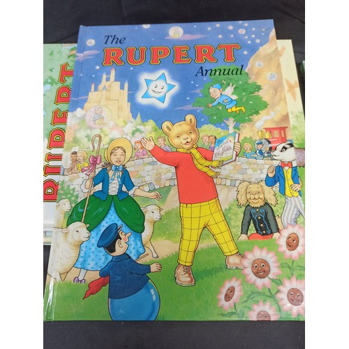 572 - Rupert The Bear Annuals 1990 - 1996 Mint, 1997 - 2000, 2003 Signed Ltd Edition Followers Edition