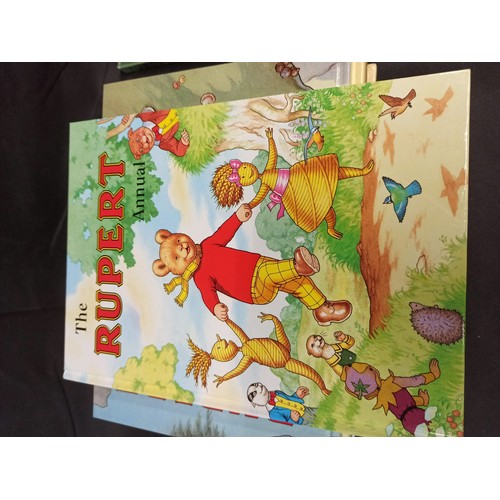 572 - Rupert The Bear Annuals 1990 - 1996 Mint, 1997 - 2000, 2003 Signed Ltd Edition Followers Edition