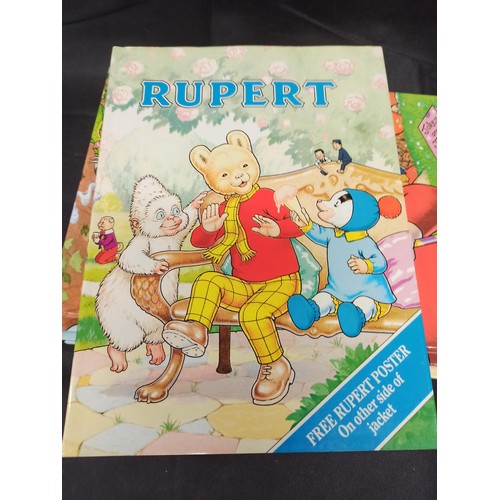 572 - Rupert The Bear Annuals 1990 - 1996 Mint, 1997 - 2000, 2003 Signed Ltd Edition Followers Edition