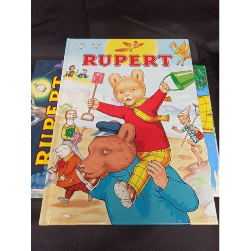 572 - Rupert The Bear Annuals 1990 - 1996 Mint, 1997 - 2000, 2003 Signed Ltd Edition Followers Edition