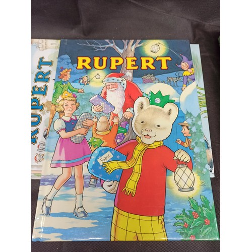 572 - Rupert The Bear Annuals 1990 - 1996 Mint, 1997 - 2000, 2003 Signed Ltd Edition Followers Edition