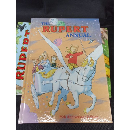 572 - Rupert The Bear Annuals 1990 - 1996 Mint, 1997 - 2000, 2003 Signed Ltd Edition Followers Edition