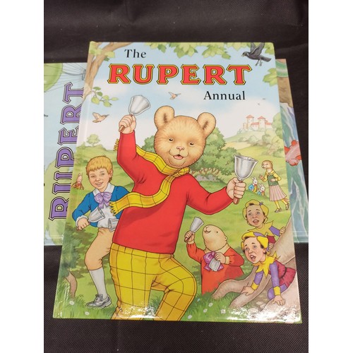 572 - Rupert The Bear Annuals 1990 - 1996 Mint, 1997 - 2000, 2003 Signed Ltd Edition Followers Edition