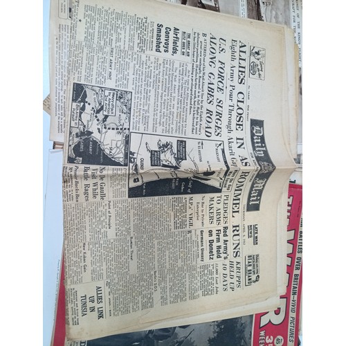 387B - 2 x Large Scrapbook (full) the first of mainly 1950's newspaper cuttings and the second 1940's inclu... 