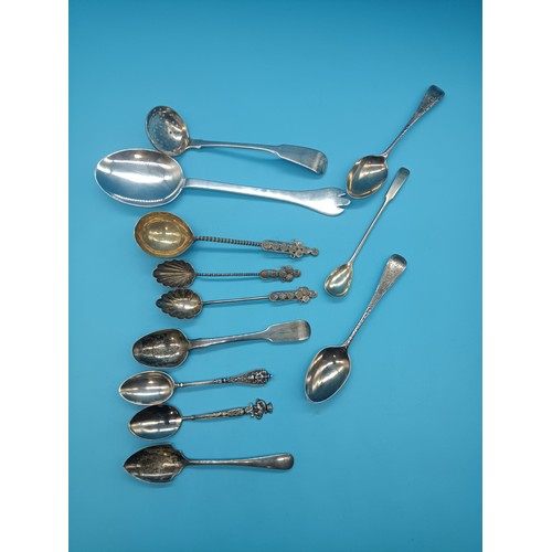 508C - An Assortment of Silver Spoons 210 Grams