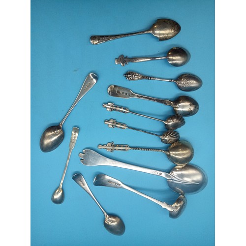 508C - An Assortment of Silver Spoons 210 Grams