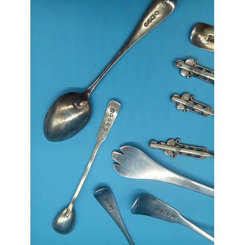 508C - An Assortment of Silver Spoons 210 Grams