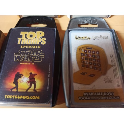 203 - Star Wars, Yu-Gi - Oh! Harry Potter and Olympic Legends, Top Trumps and Belisha Card Game