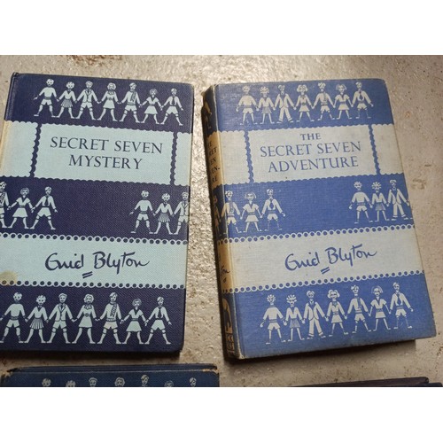 1172 - Enid Blyton Secret Seven 1st Edition Including The Secret Seven. The Good Old Secret Seven x 2,Adven... 