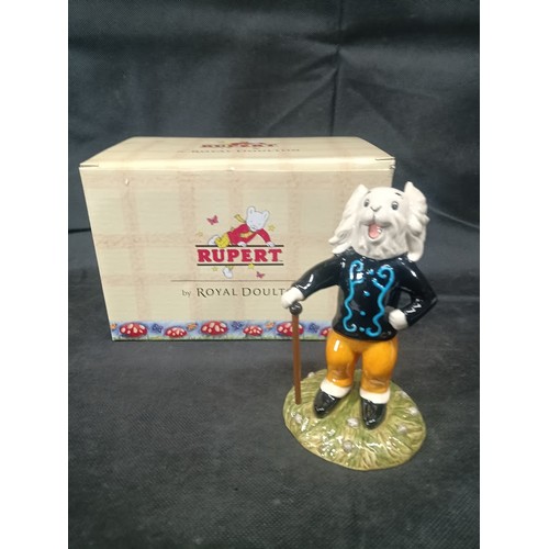 548 - Rupert the Bear Royal Doulton Ping Pong Leading the Way