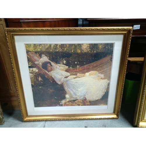 948D - A Large Print in a Gilt Frame of 