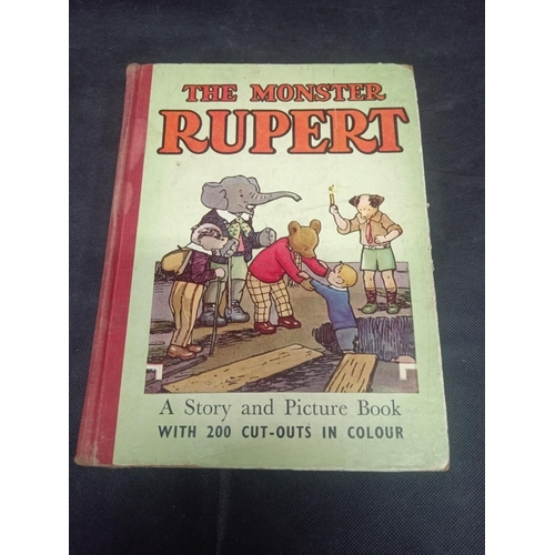 574 - The Monster Rupert Album - A Story and Picture Book with 200 Cut Outs