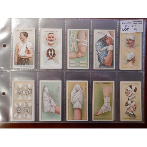 2009 - Category - Do You Know and Misc. Ogdens 50 x British Pottery, Wills 50 x First Aid  x 2 Sets, Wills ... 