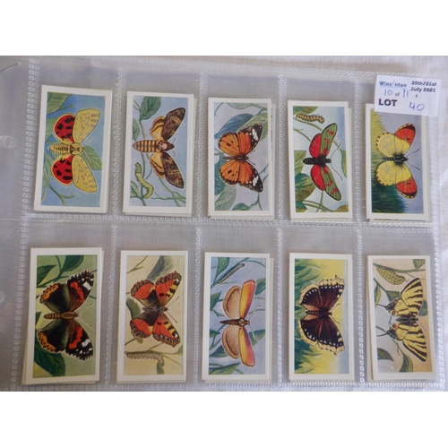 2040 - Category - Butterflies, Insects etc.: Players 50 x Butterflies, Player 50 x Butterflies and Moths, S... 