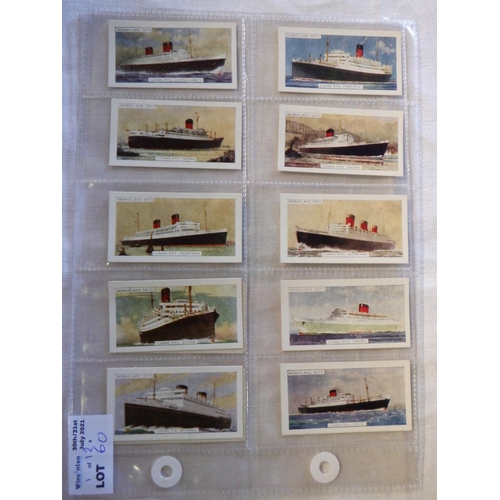 2060 - Category - Ships : Morning Foods 12 x Cunard Line, Tom Thumb M30 x Britain's Maritime History, Donce... 