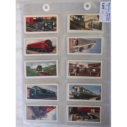 2071 - Category - Loco's Railways:  Brownes Tea 25 x History of the Railways 1st Series and 25 x History of... 