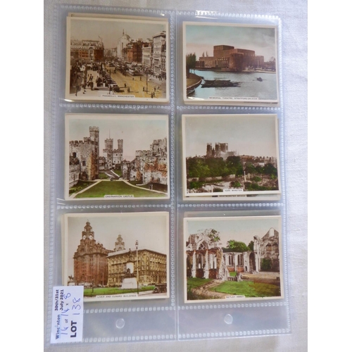 2138 - Category -Places, Castles etc. :  Churchman x 25 Catherdrals & Churches,   Senior Service M48 x Brit... 