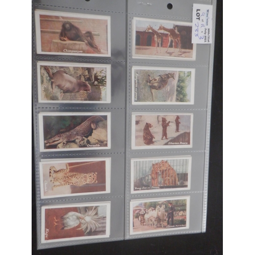 2233 - Category -  The World Of Nature: Mills 25 x Wild Animals, Mills 25 x A Nature Series, Lloyd 25 x Zoo... 