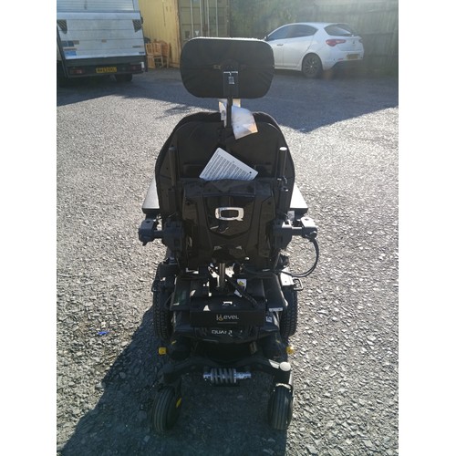 123B - A Quantum iLevel Elevating Powerchair Wheelchair RRP £5750