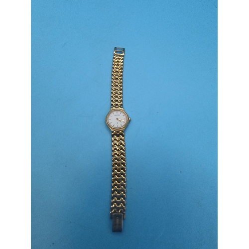 623 - A Ladies Centrino Gold Tone Watch - Running