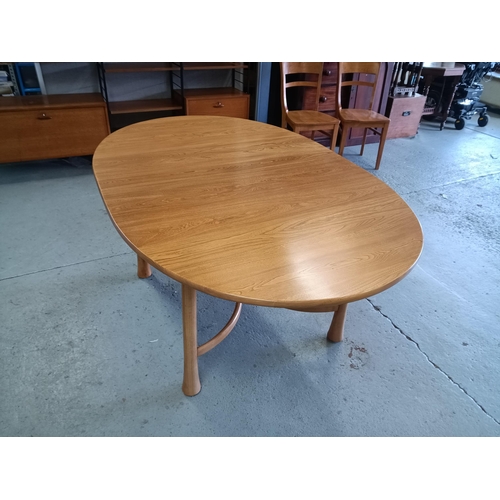 639 - An Ercol Saville, Ash, Light Finish Extending Dining Table and 4 x Chairs (In Very Good condition fo... 