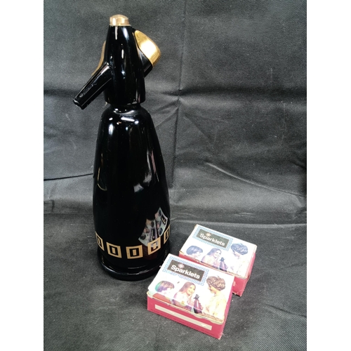 1090 - A Vintage Soda Siphon and Sparklet Capsules