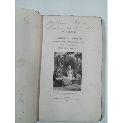 1143 - The Poems of Oliver Goldsmith Embellished with Engravings from the Designs of Richard Westall R.A. 1... 