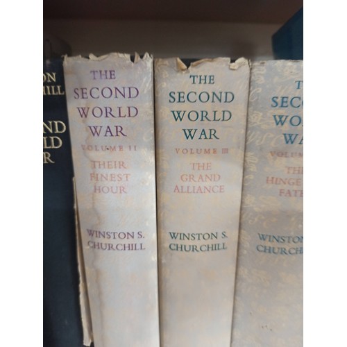 1162 - Winston S Churchill Books 3 x A History of the English Speaking Peoples and The Second World War Vol... 