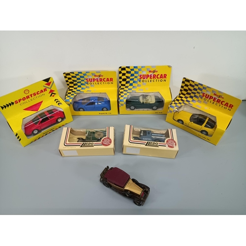 1103 - 7 x Yesteryear, Shell and Lledo Days Gone Model Cars