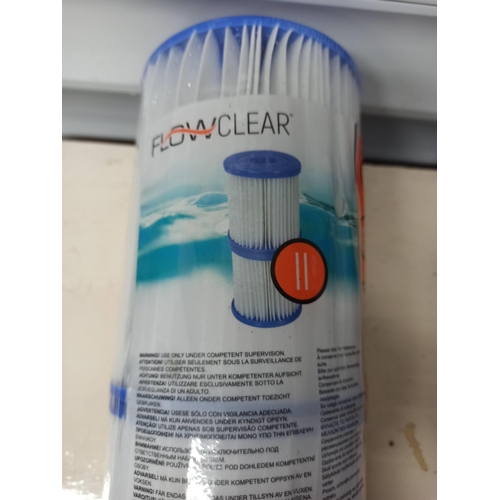 93 - 6 x Flowclear Filter Cartridges 28cm H x 10cm W