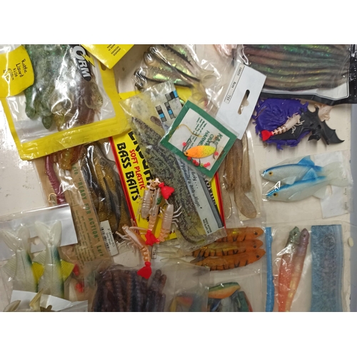 244 - A Quantity Of Soft Bait Fishing Lures.