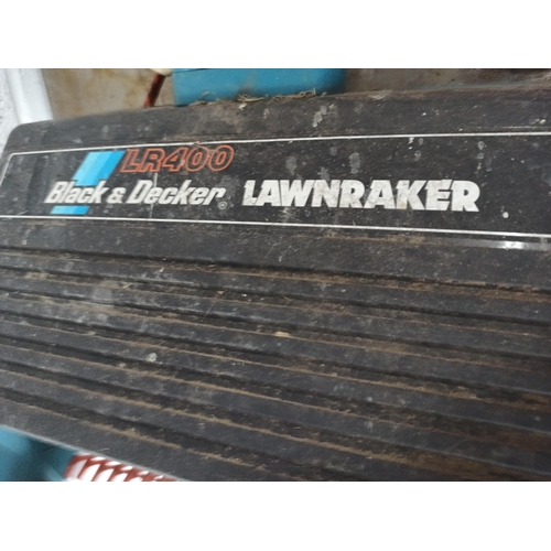 47 - Black & Decker Weed Trimmer & LR40 Lawn Rake.