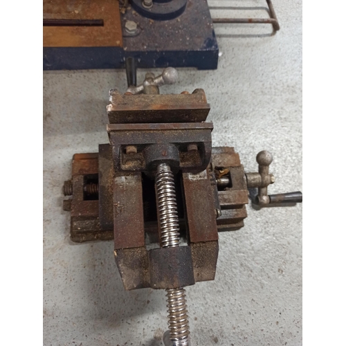 131 - A Ferm Bench Drill With Clamp.