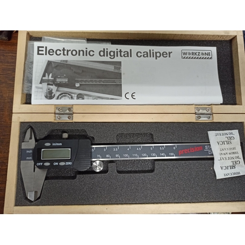 254 - A Collection Of Digital & Manual Callipers of Assorted sizes.